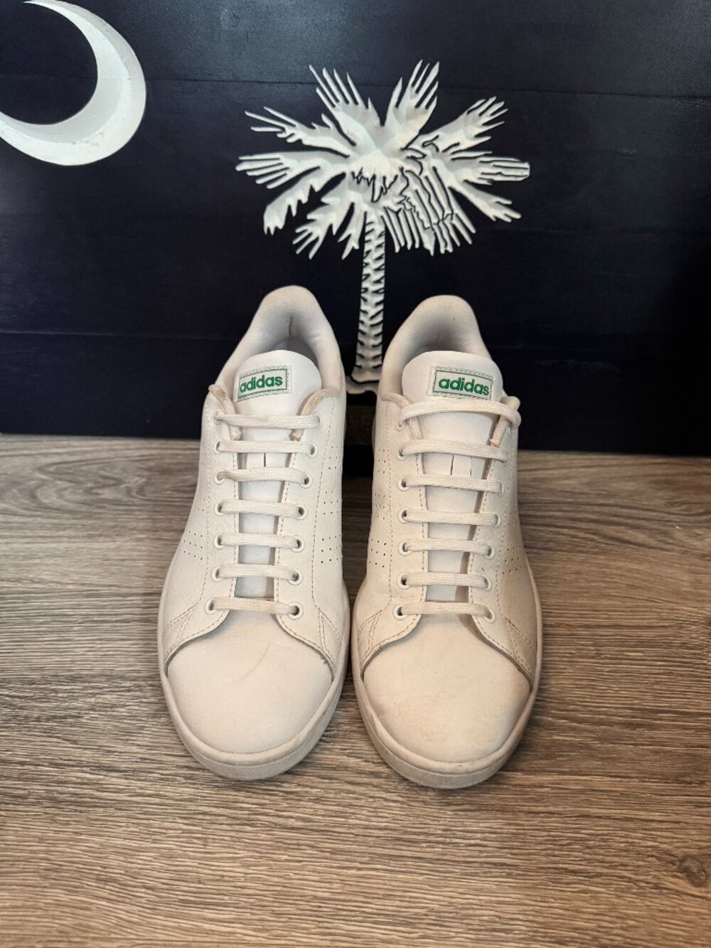 Adidas - Sneakers (white & green) 9.5M
